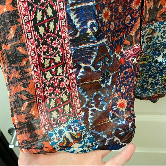 Men’s Paisley Patterned Button Down - Picture 5 of 5